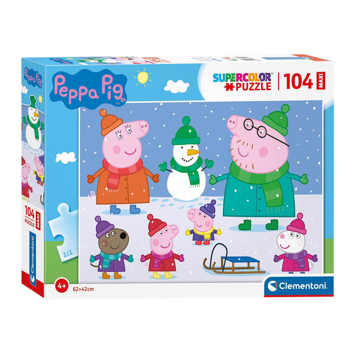 Clementoni Maxi Puzzle Peppa Pig, 104º.