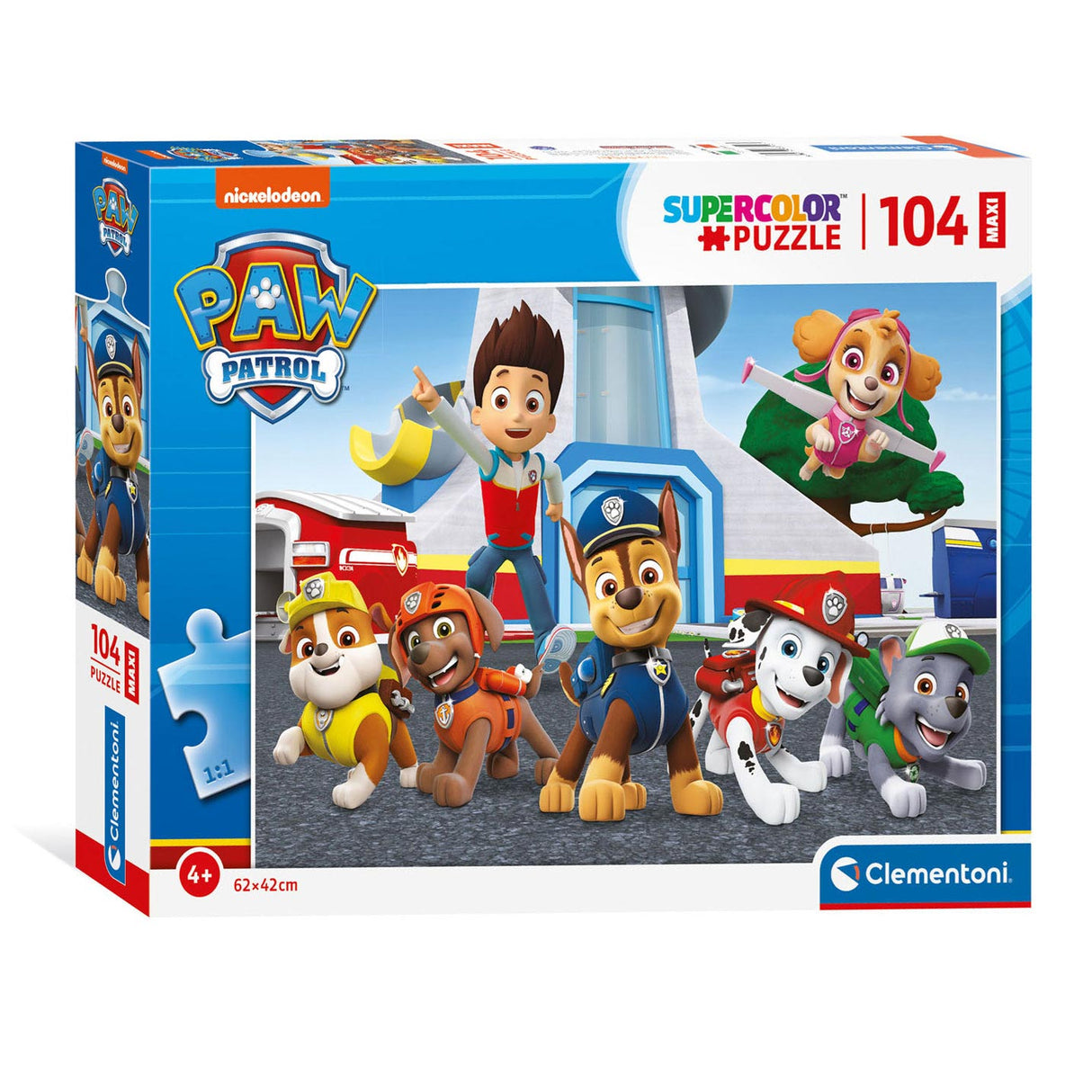 Clementoni Maxi Puzzle Paw Patrol, 104º.