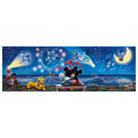 Clementoni Panorama Puzzel Mickey Minnie, 1000st.