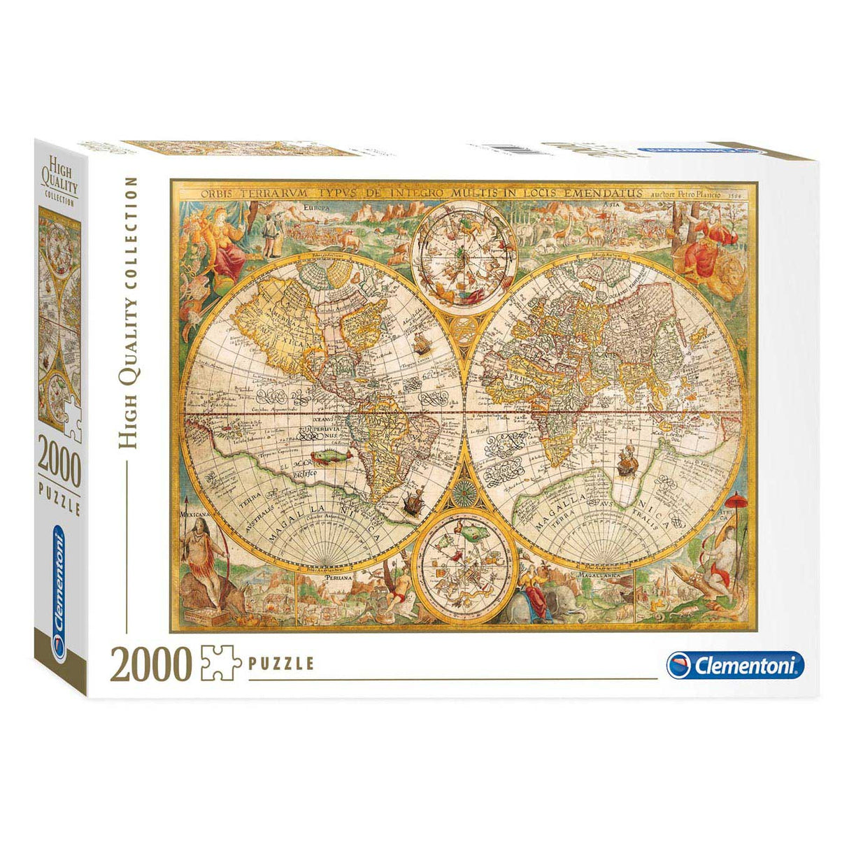 Clementoni Puzzle Antique Map World, 2000st.