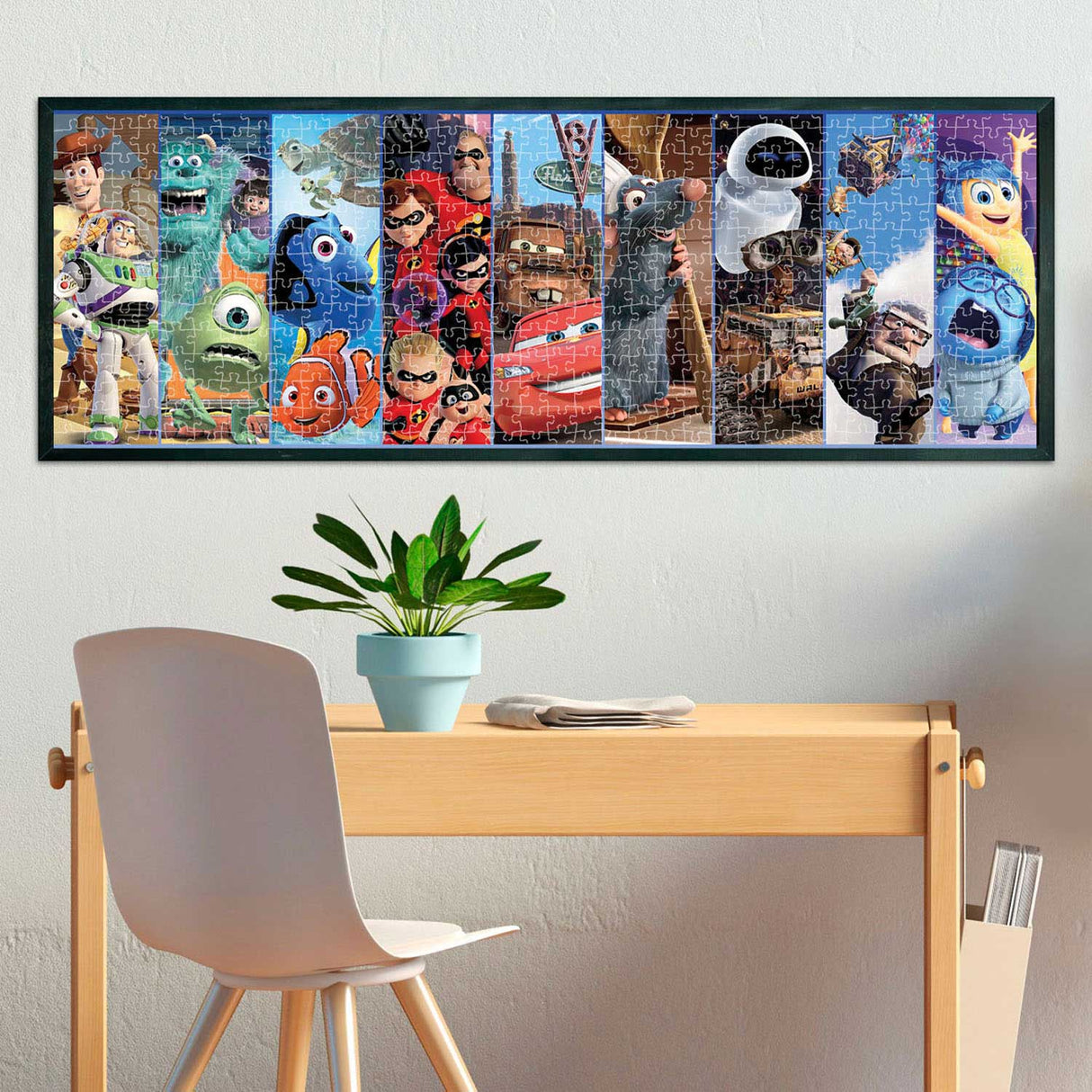 Clementoni Panorama Puzzel Pixar, 1000st.