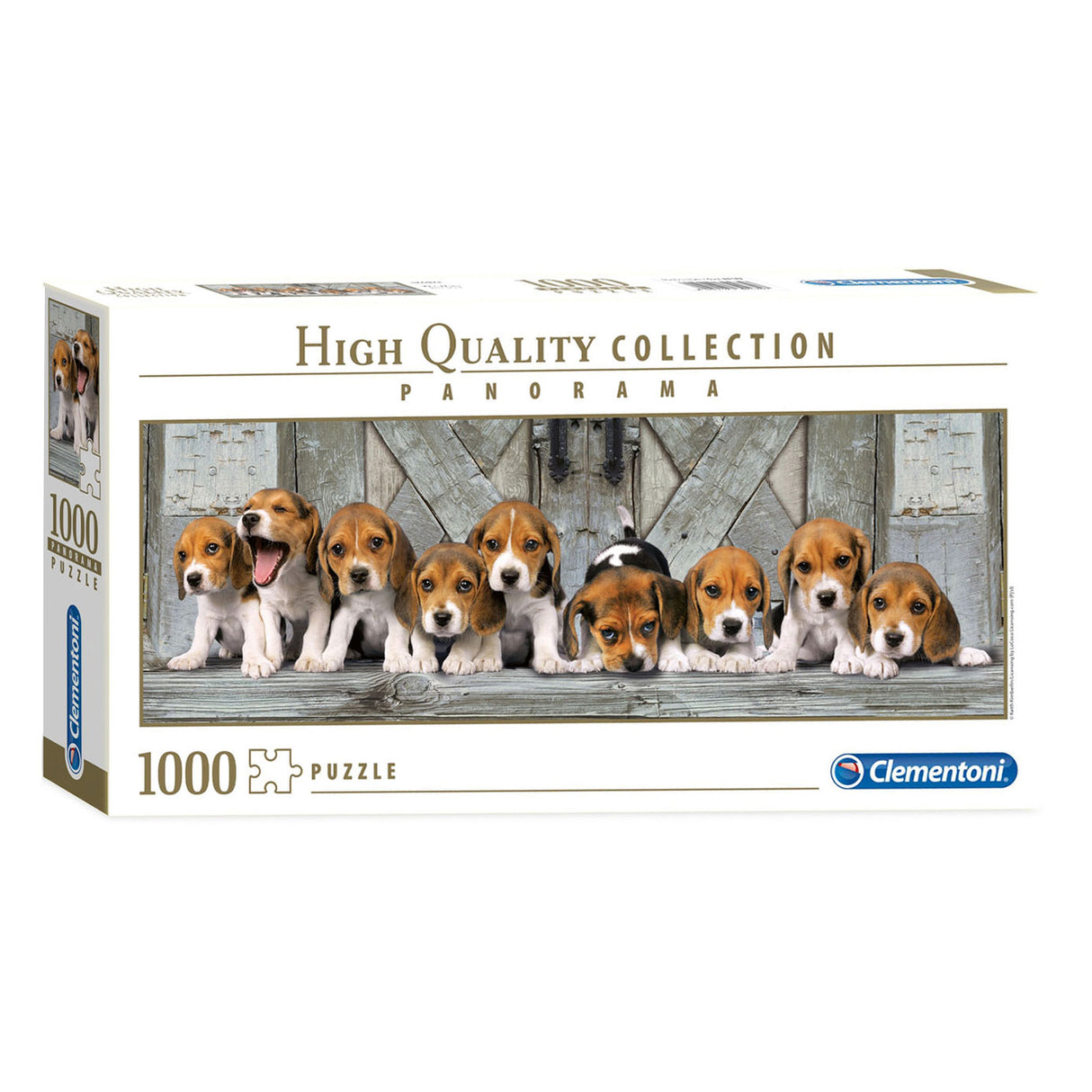 Clementoni Panorama Puzzle Beagles, 1000st.