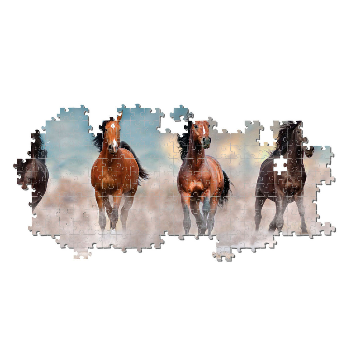 Cleronni Panorama Puzzle Horses, 1000st.