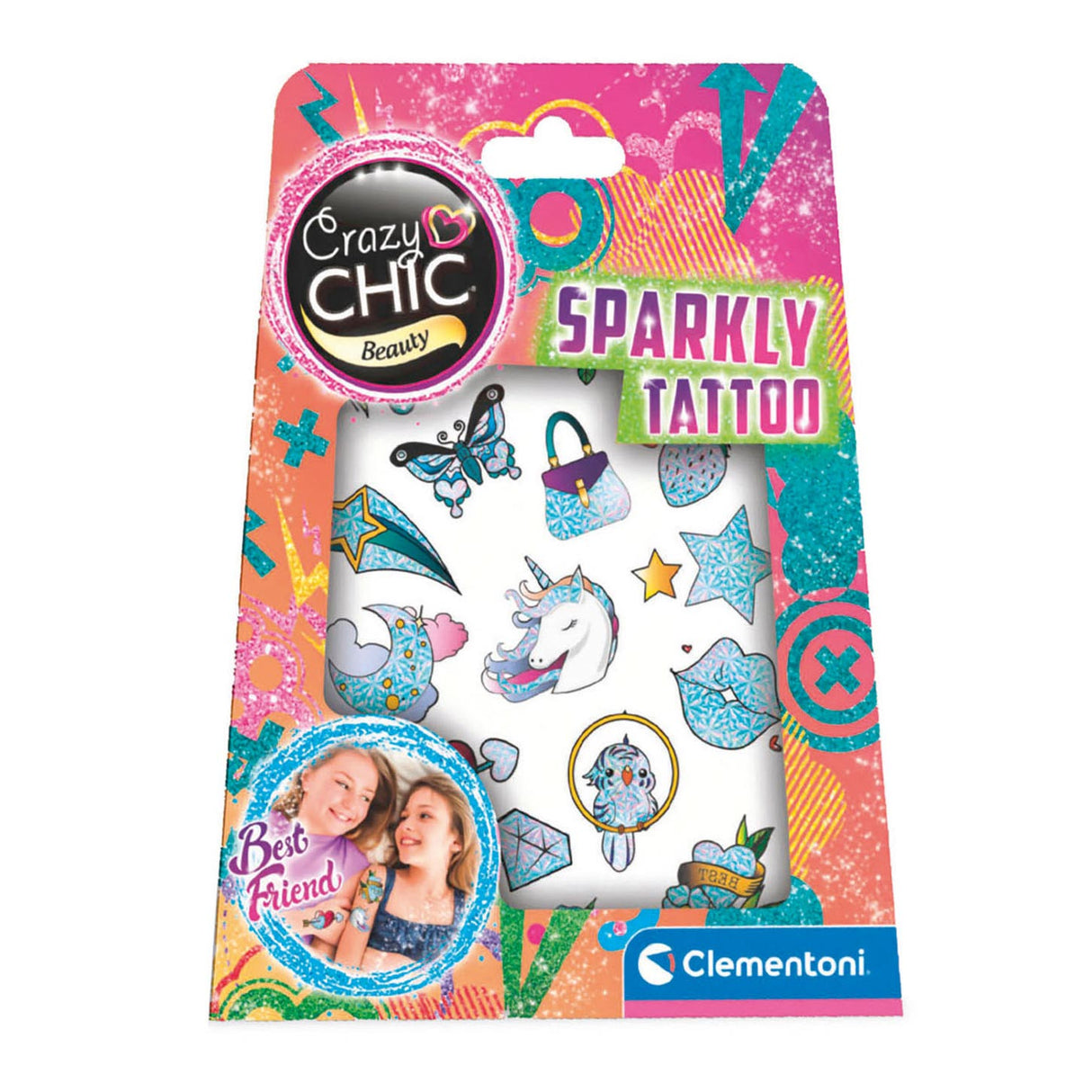 Clementoni Crazy Chic Urban Tattoo paillettes