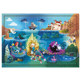 Clemtoni Worle Kaart Puzzle kleng Mermaid, 1000st.