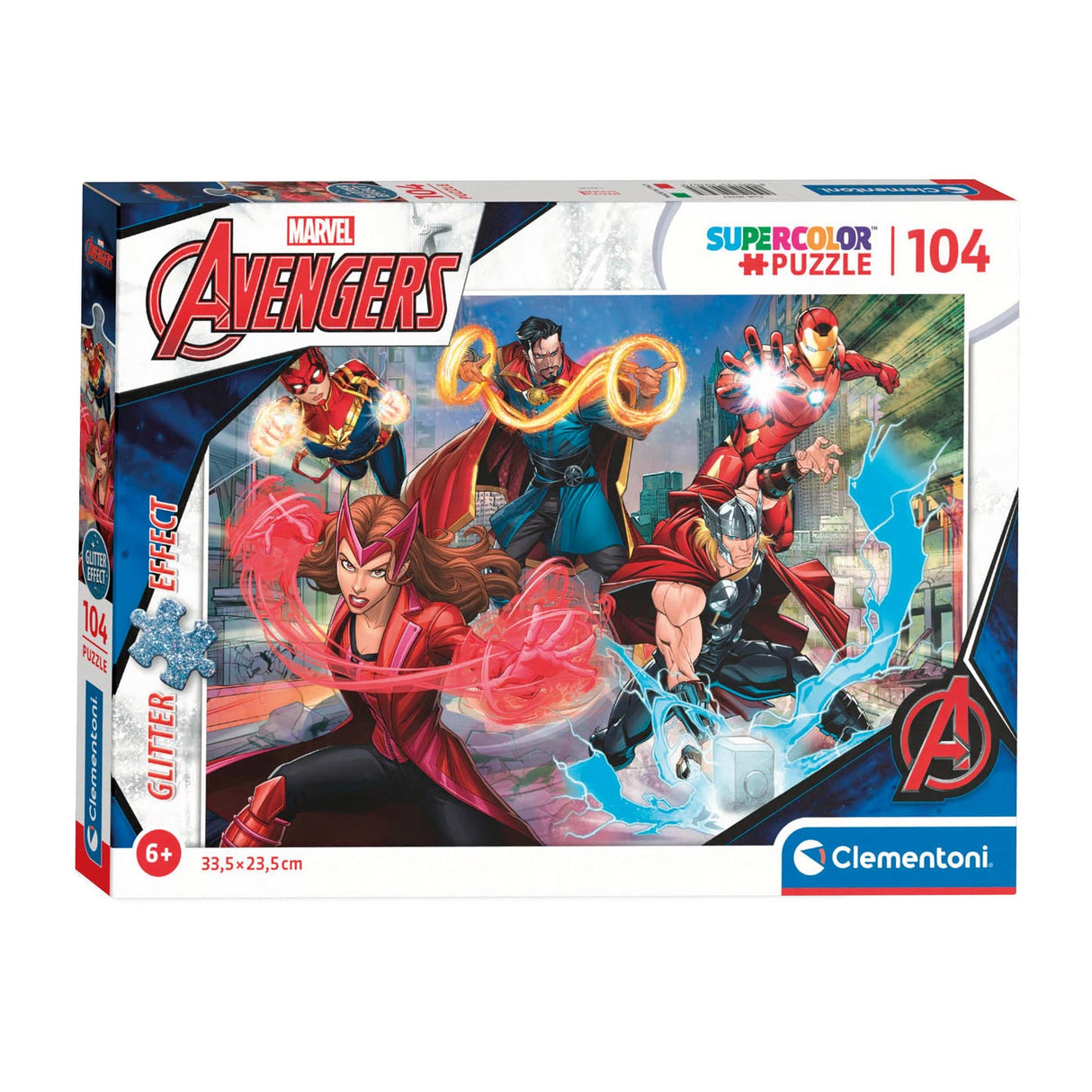 Clementoni Glitter Uganka The Avengers, 104st.