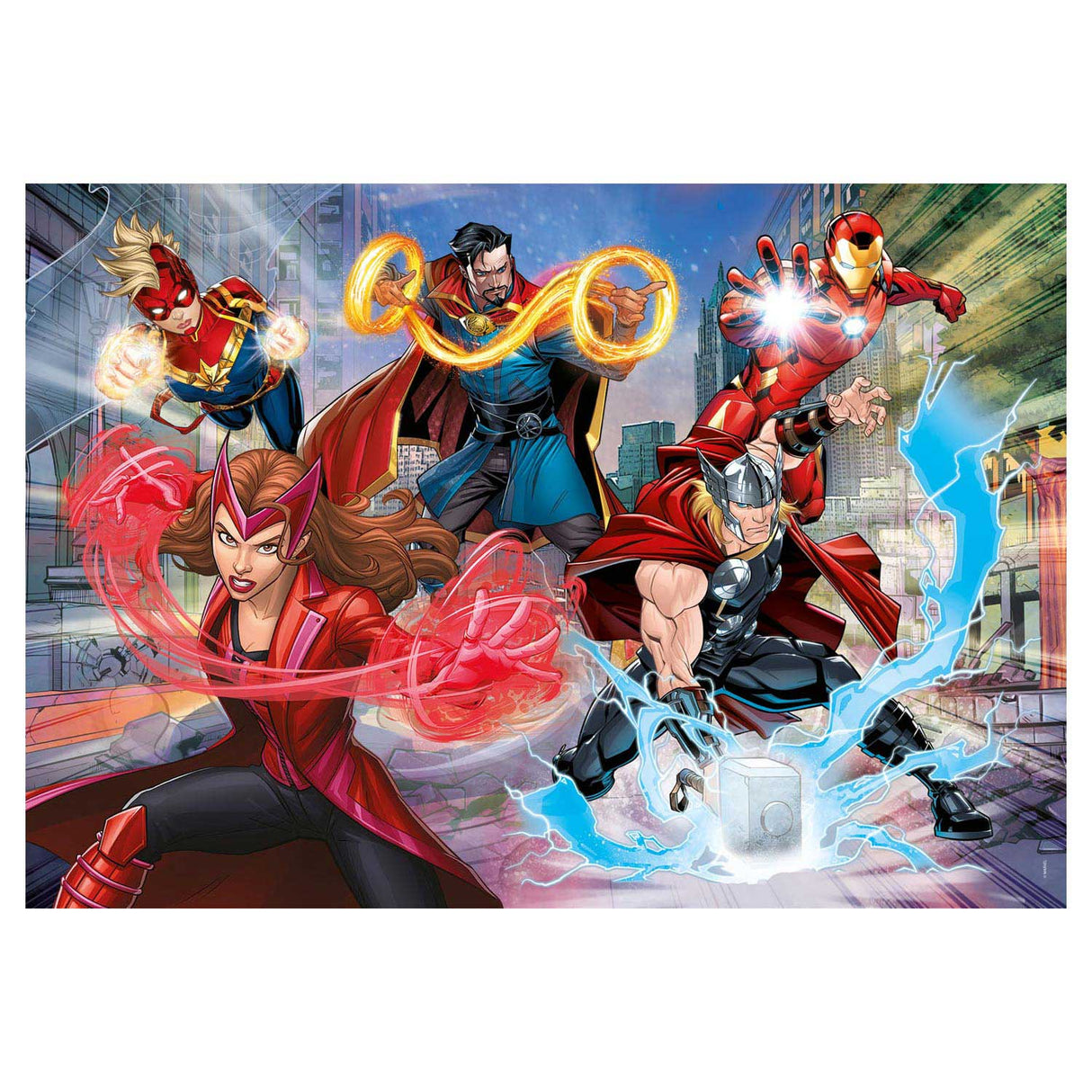 Clementoni Glitter Puzzle the Avengers, 104º.