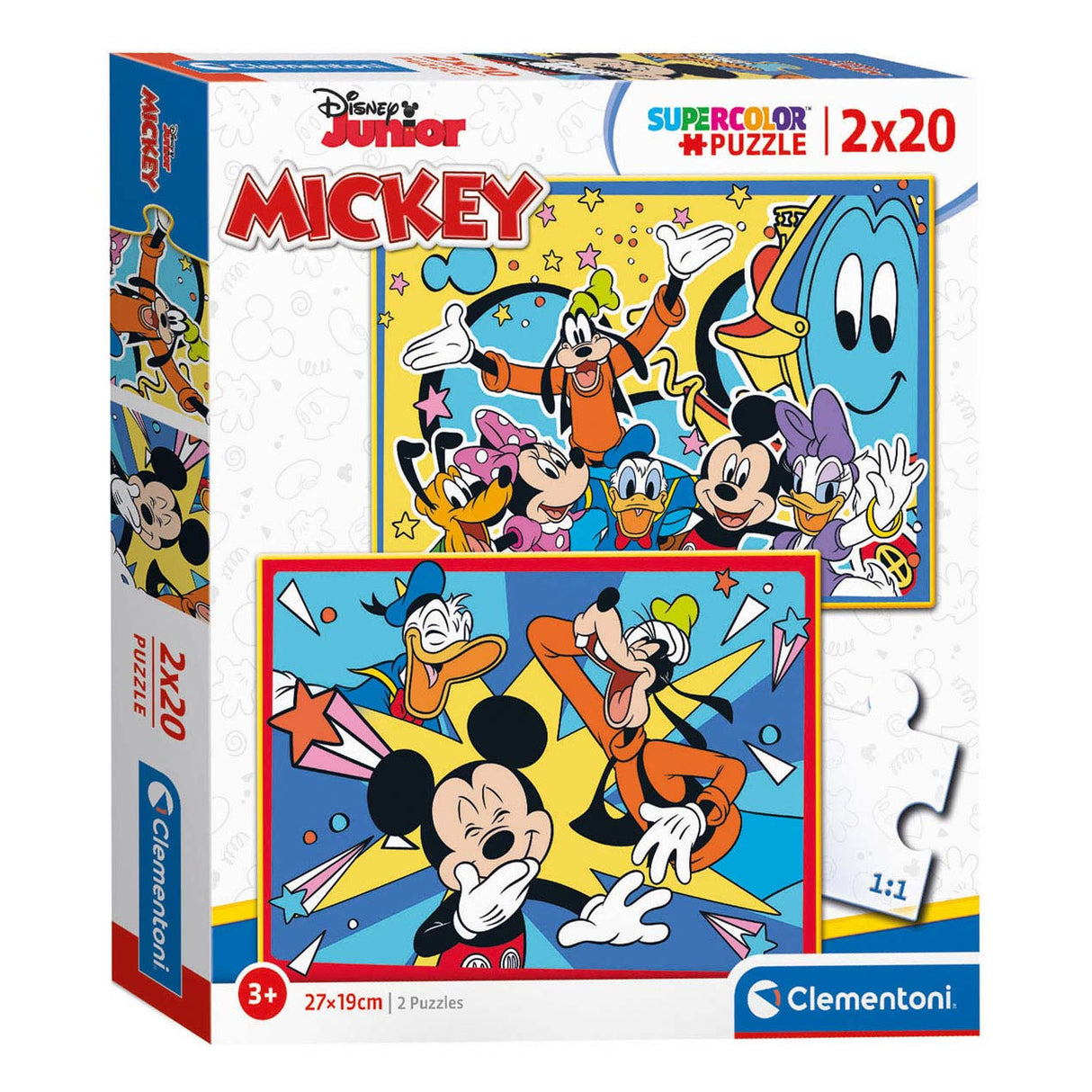 Mouse Mickey puzzle di Clementoni, 2x20st.