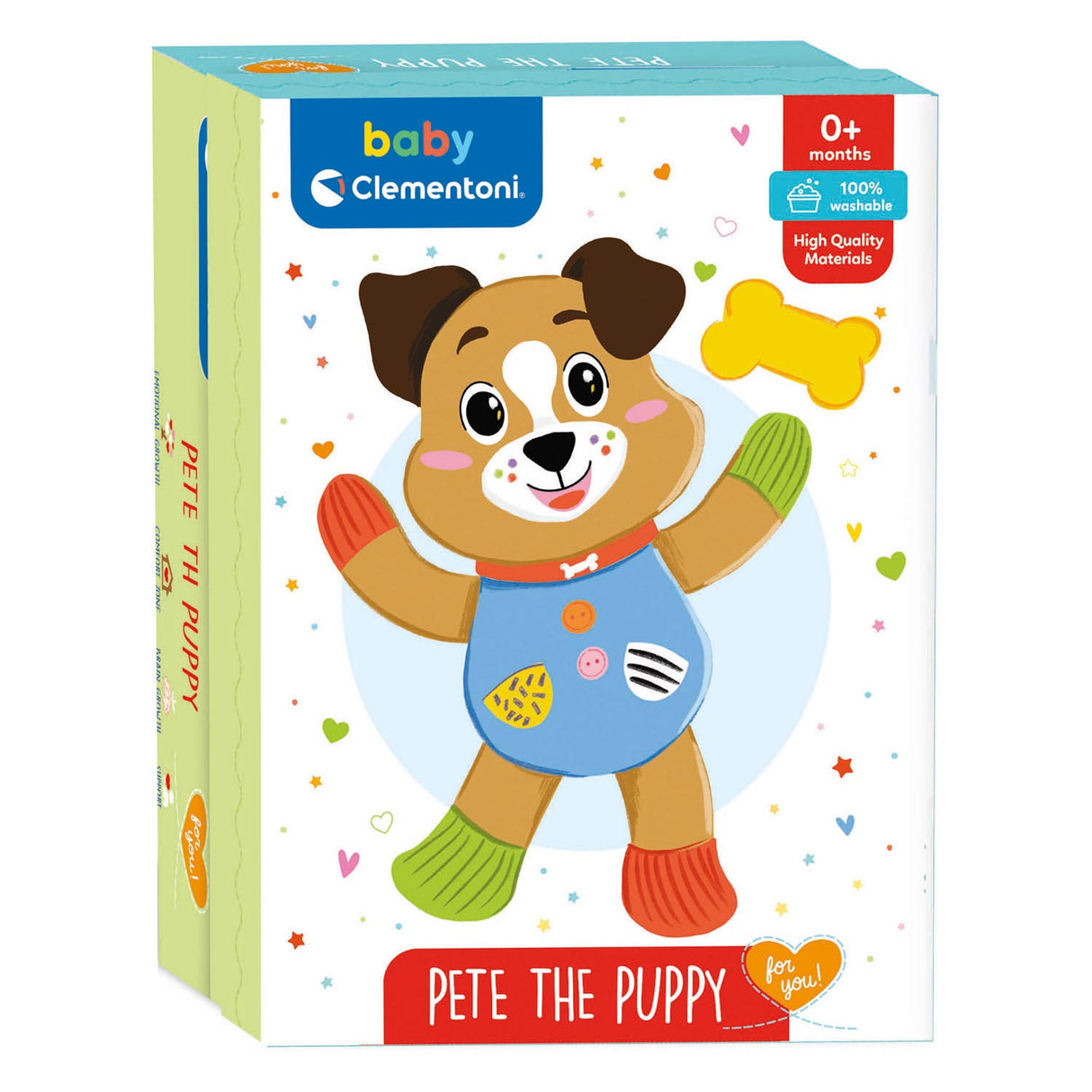 Clementoni Baby Pluchen Knuffel Pete de Puppy