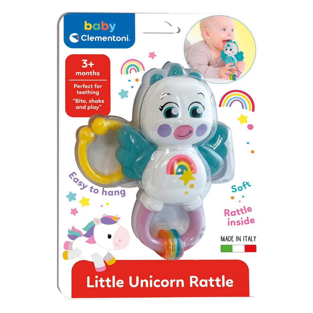 Clementoni Baby Rattle Unicorn