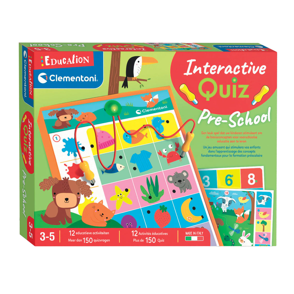 Clementoni Education Interactive Quiz Pre-School Learning Game