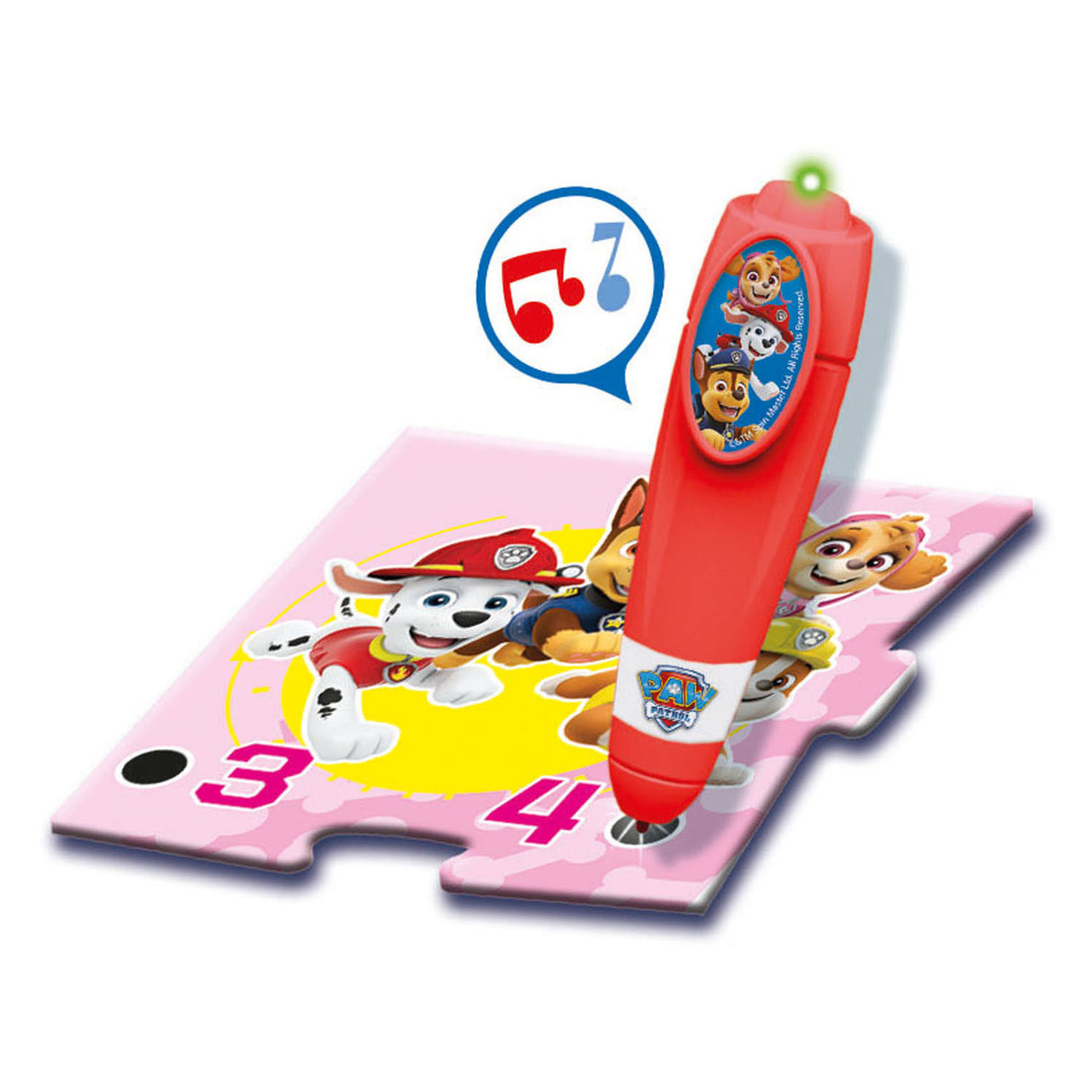 Clementoni Vloerpuzzel Groot Interactief Roze