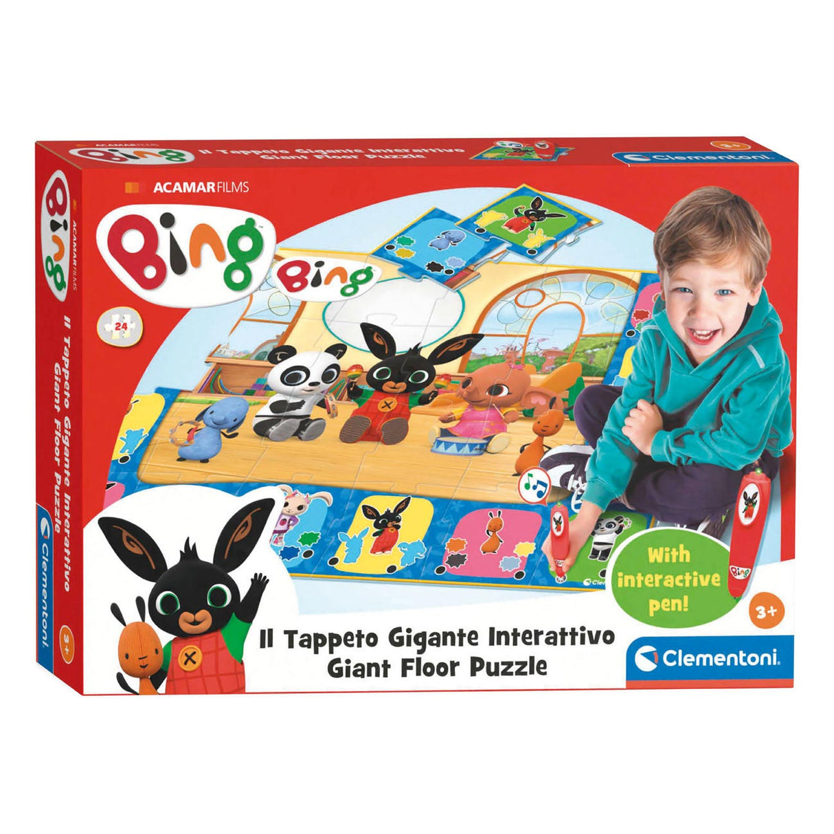 Puzzle de sol de Clementoni Grand Bing interactif