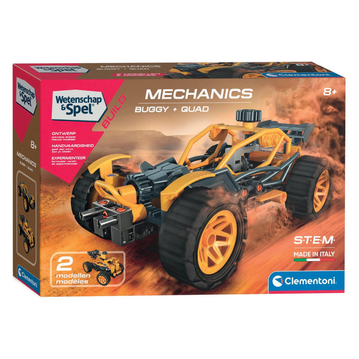 Clementoni Wetenschap Spel Mechanica Buggy Quad