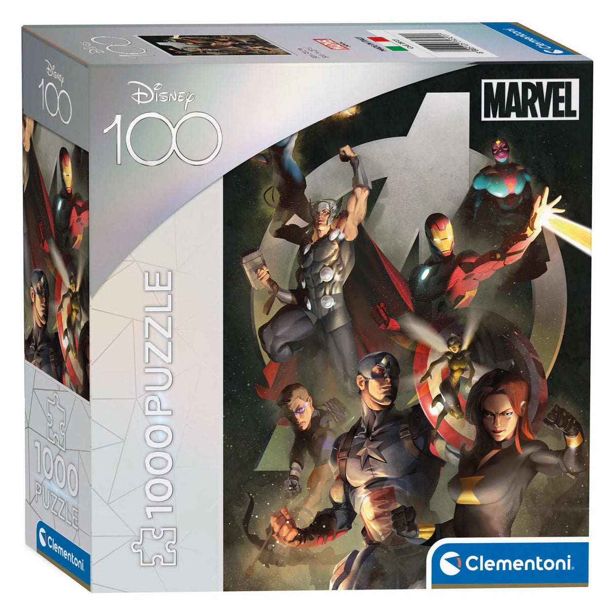 Clementoni Puzzle Disney 100 Jahre - Avengers, 1000st.