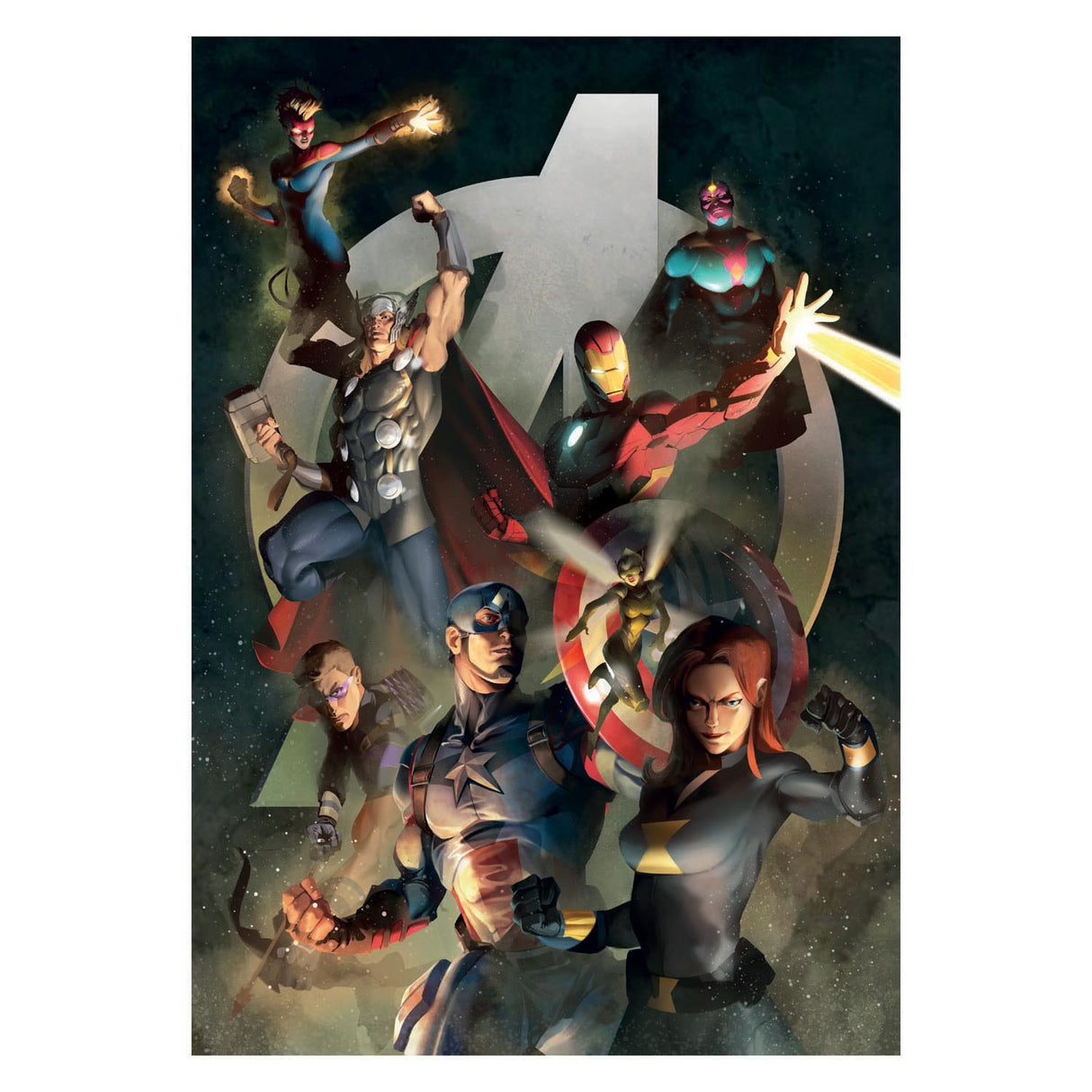 Clementoni Puzzle Disney 100 anni - Avengers, 1000st.