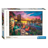 Clementoni Puzzle Manhattan Balcon Sunset, 3000st.