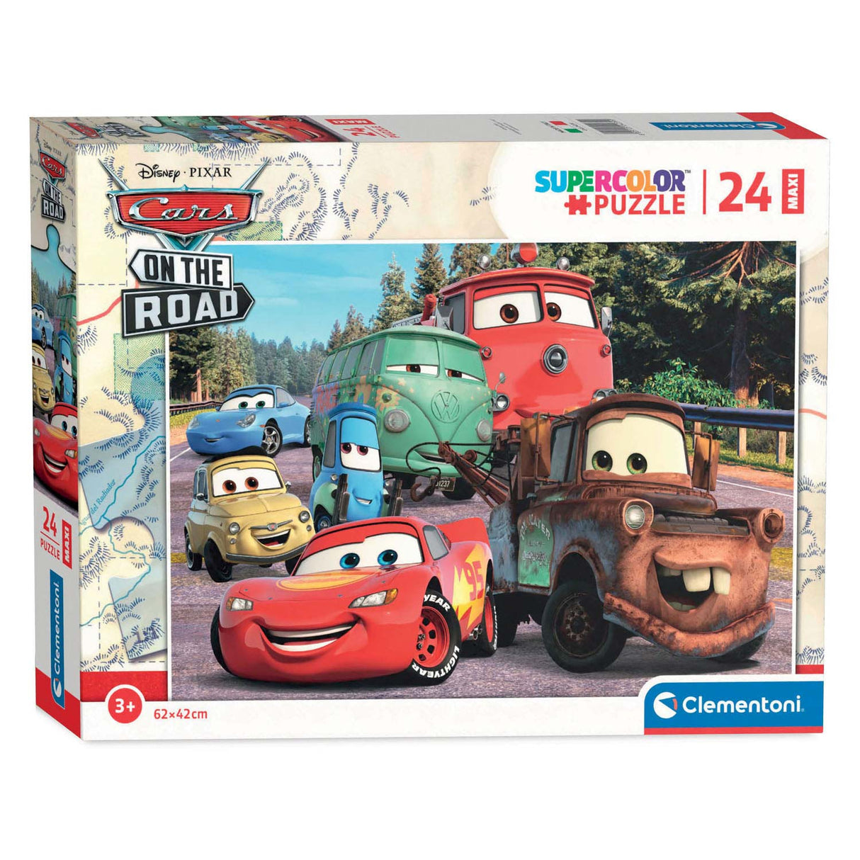 Clementoni Maxi Jigsaw Puzzle Cars, 24st.