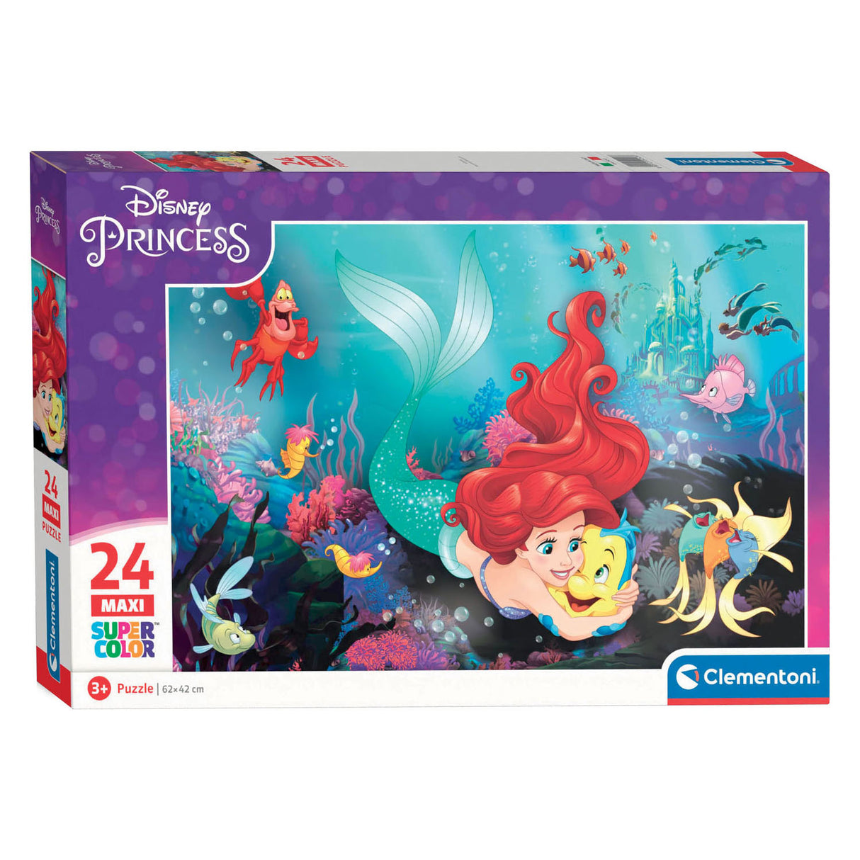 Cleemononi Maxi Jigsaw Puzzle Disney Little Mermaid, 24st.