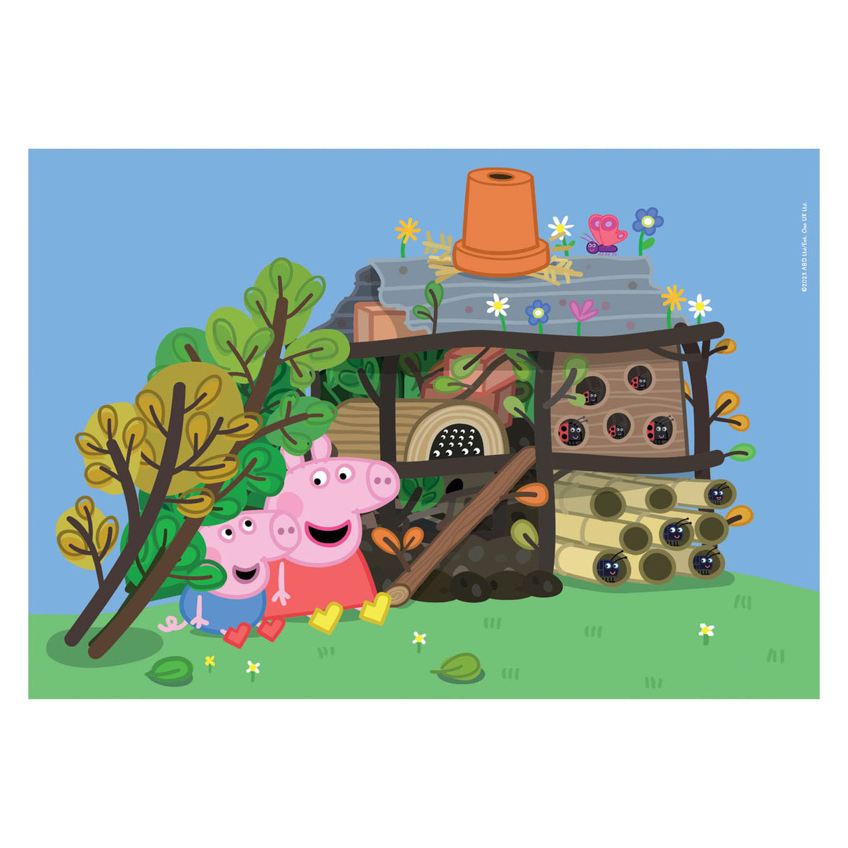 Clementoni jigsaw puzzle - Peppa Pig, 2x60st.