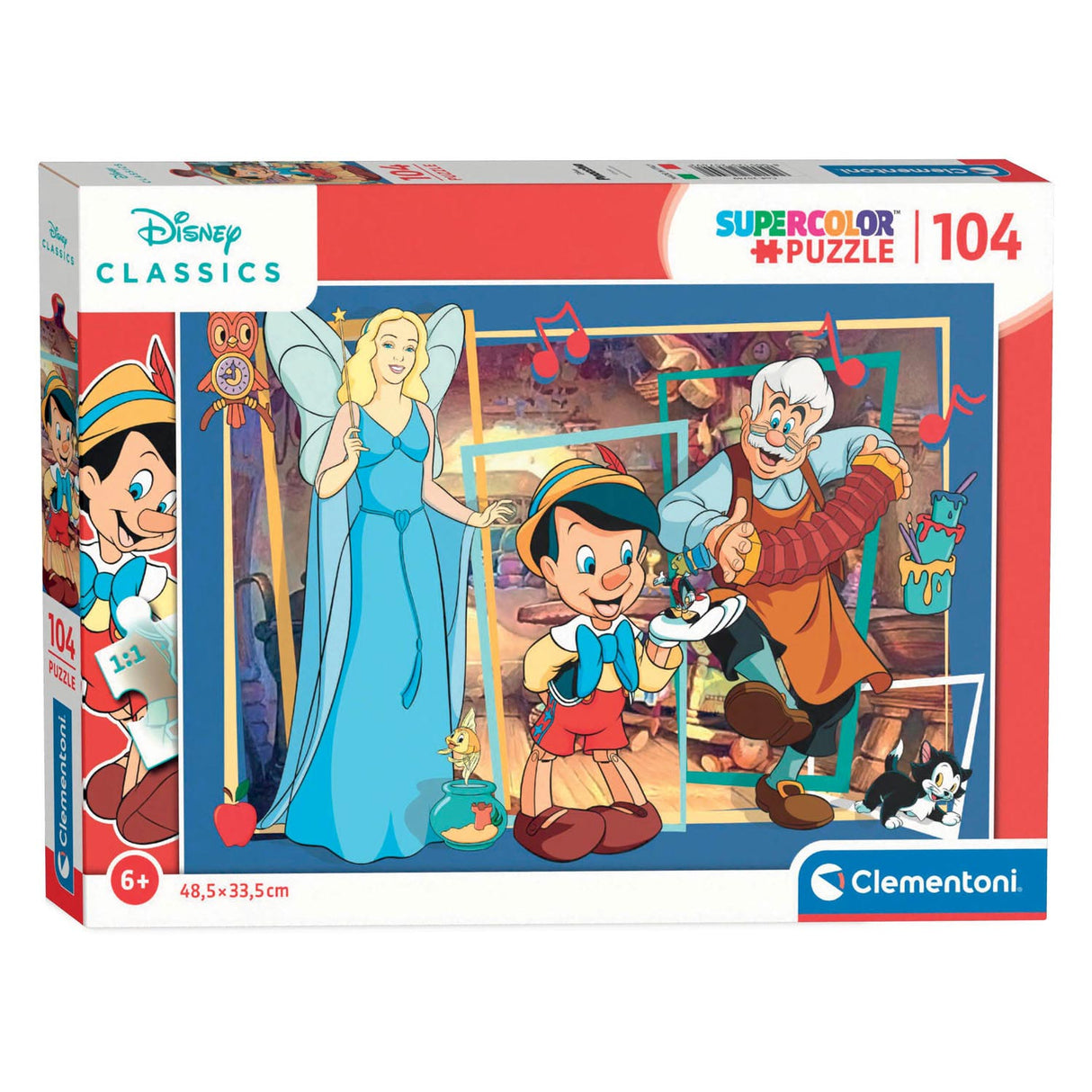 Cleemetoni Puzzle Disney - PinoCchio, 104ST.