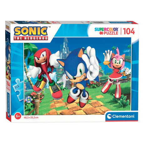 Clementoni Puzzel - sonic, 104 Stéck.