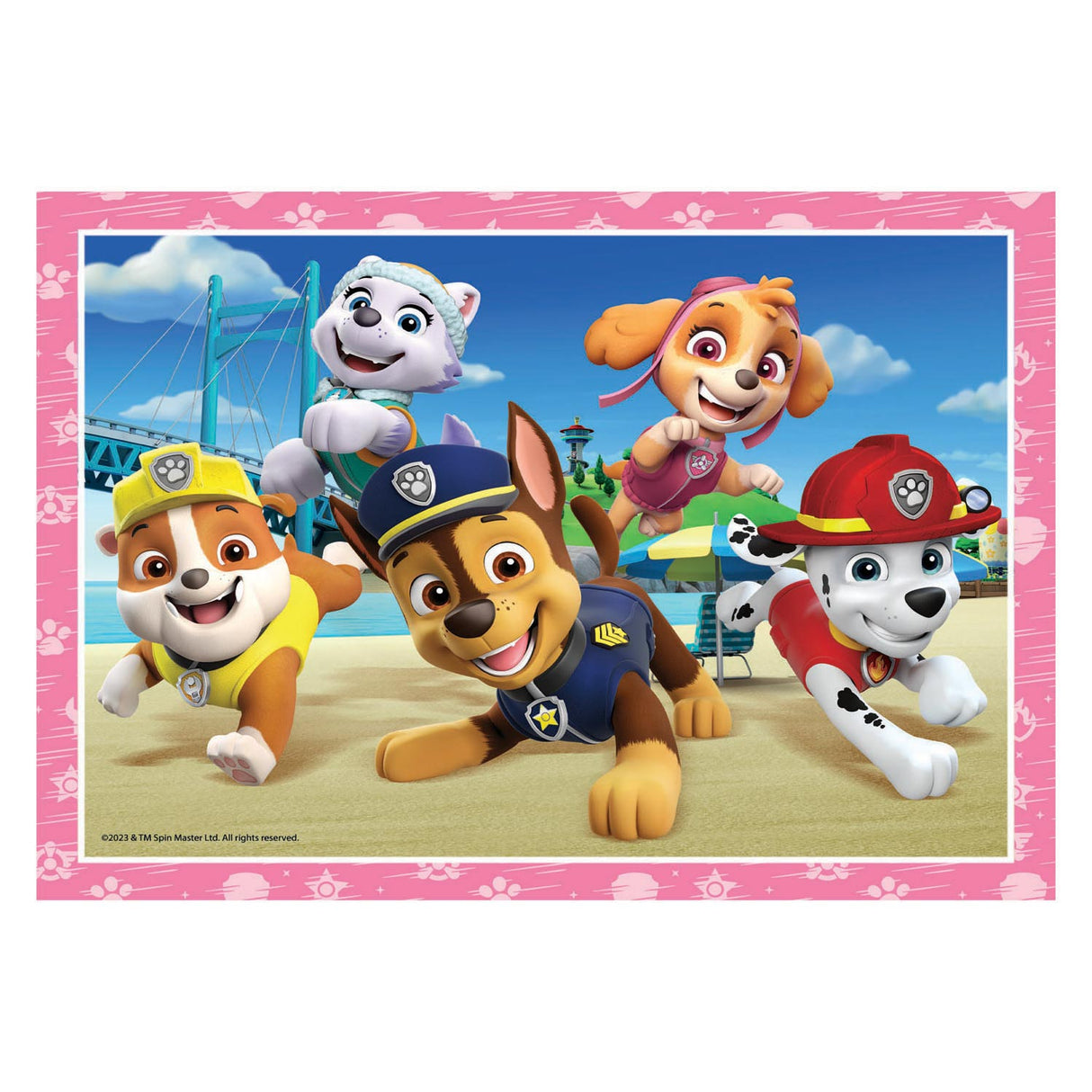 Clementoni puzzle šapa patrulja, 4v1