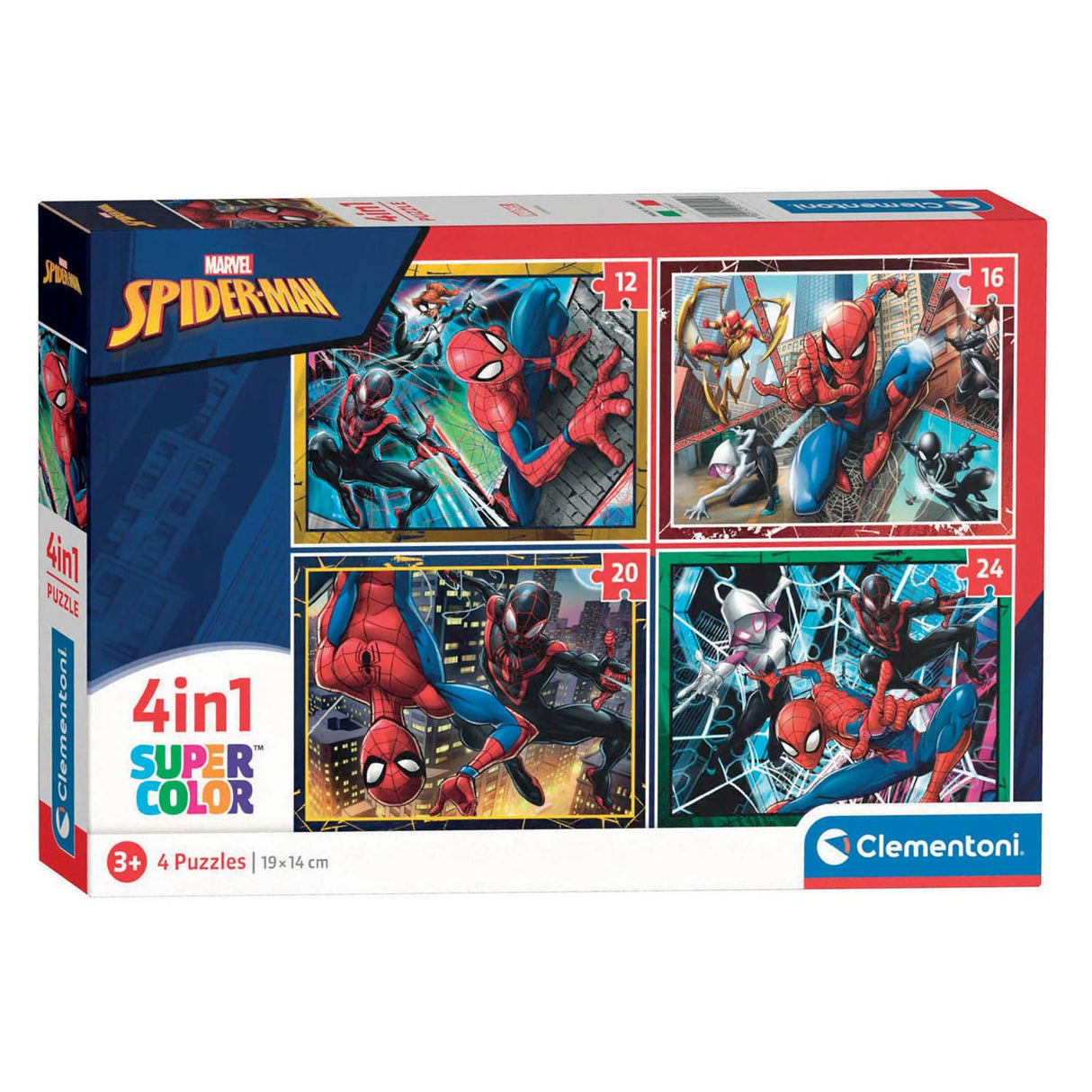 Clementoni pusler Spiderman, 4in1