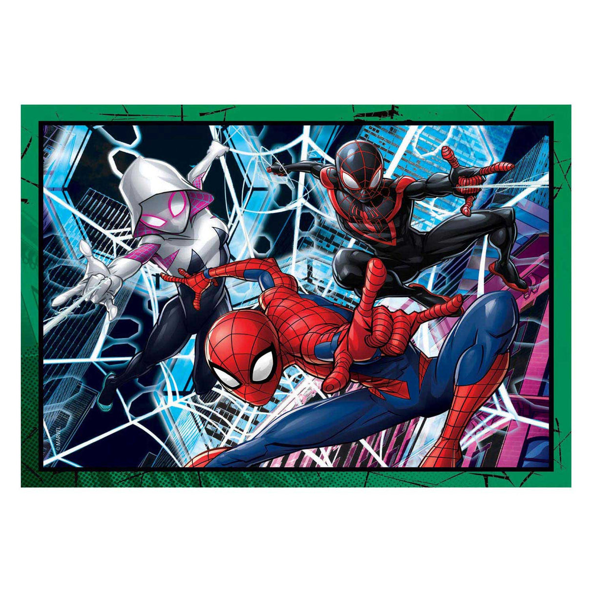 Clementoni Puzzels Spiderman, 4in1