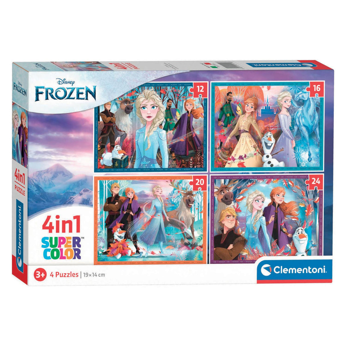 Clementoni puslespil Disney Frozen, 4in1