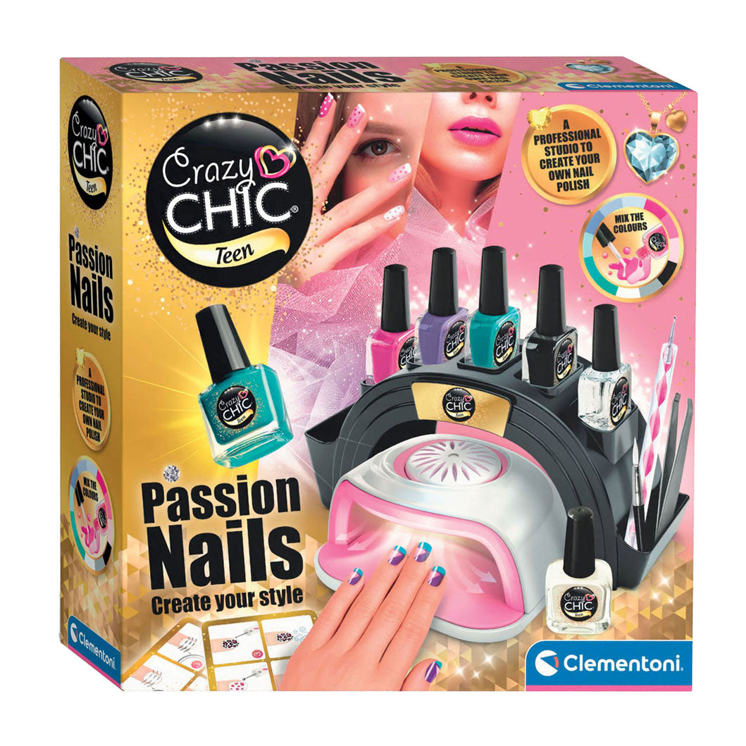 Clementoni Crazy Chic Passion Nails Zestaw paznokci