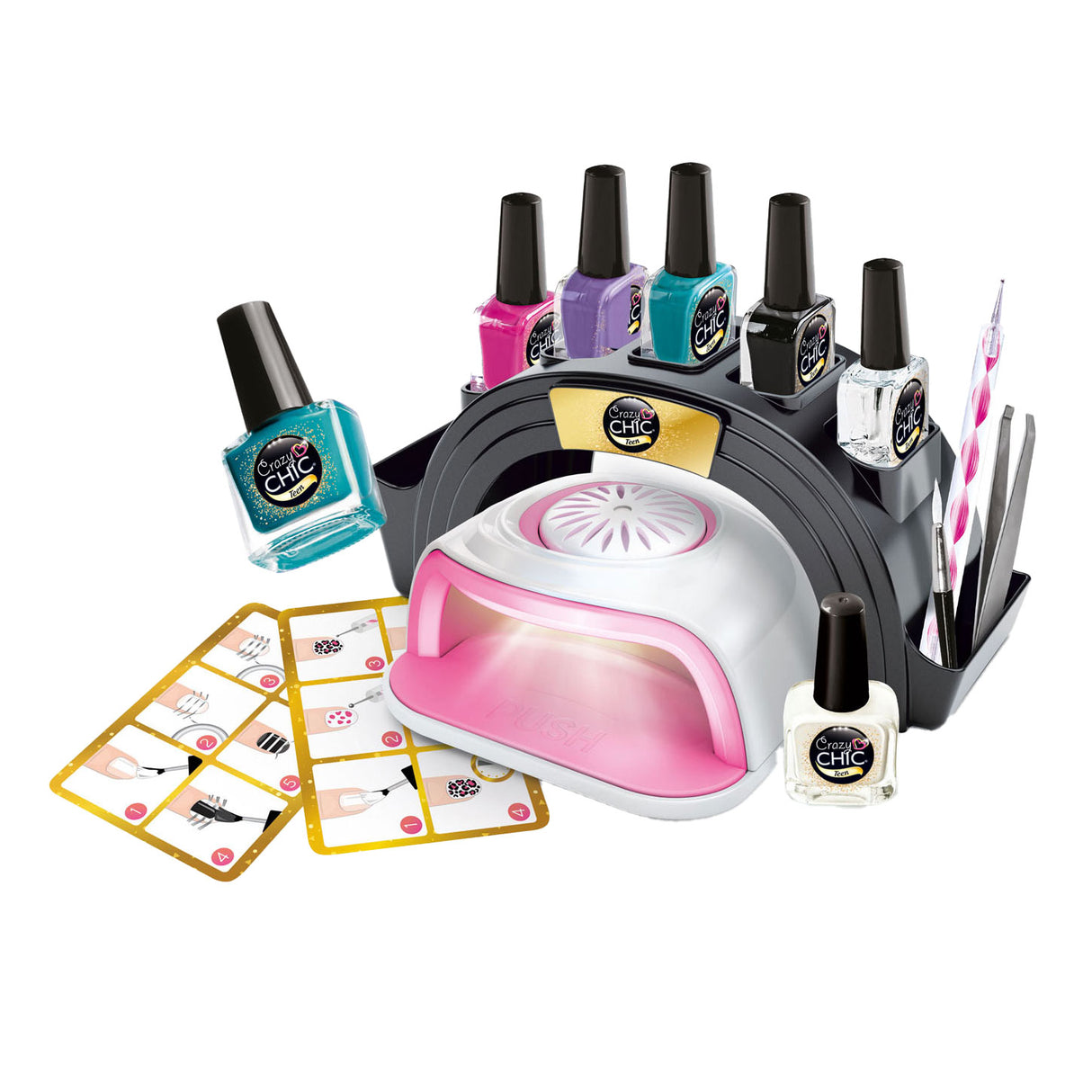 Set di chiodo Clementoni Crazy Chic Passion Nails