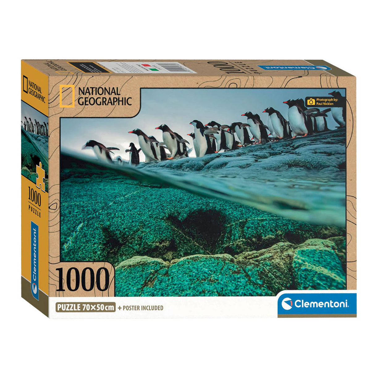 Clementoni Jigsaw Puzzle National Geographics - Penguin, 1000st.