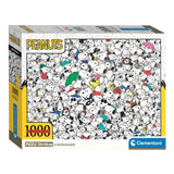 Clementoni jigsaw puzzle Impossible Peanuts Snoopy, 1000st.