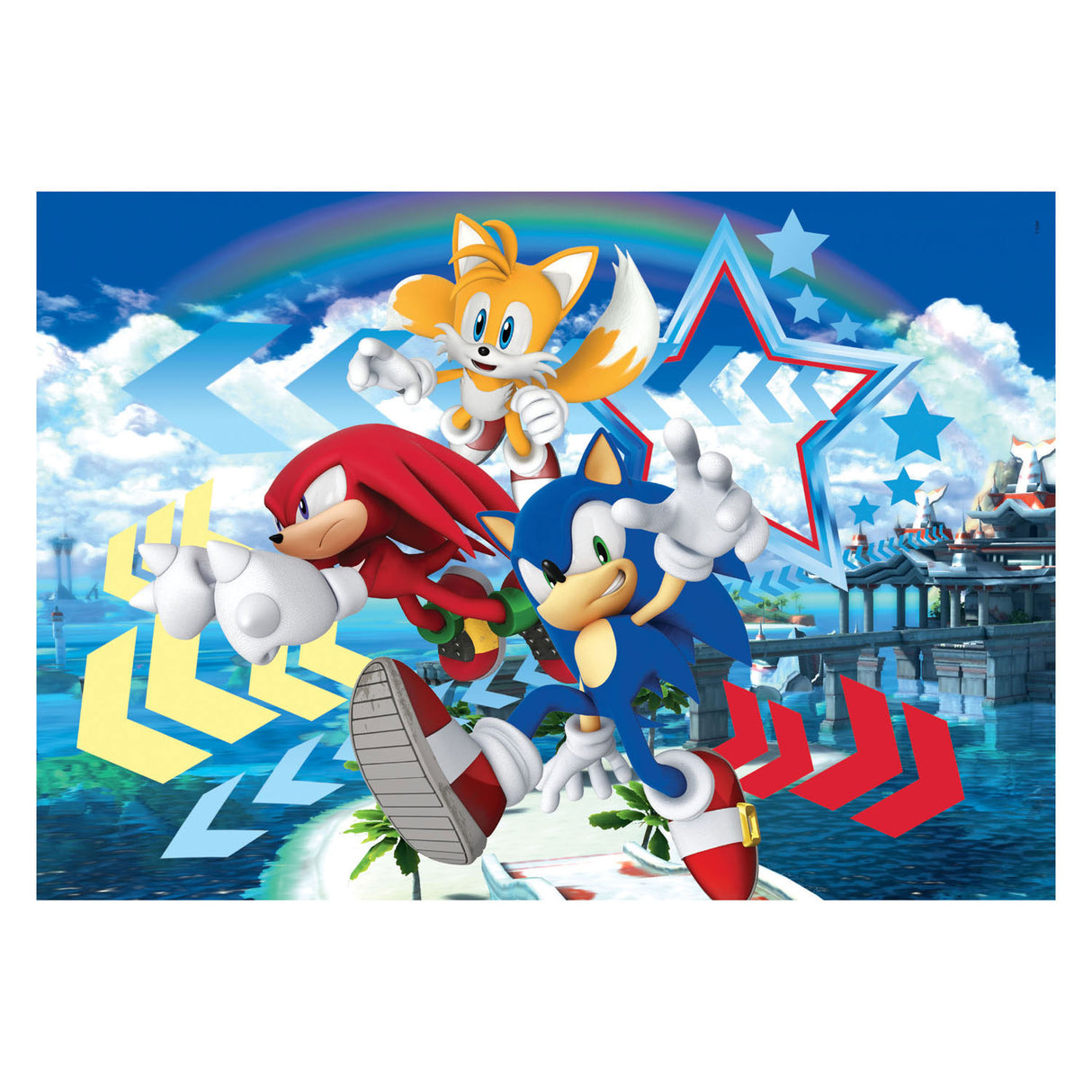 Clementoni jigsaw puzzle Super Sonic, 104st.