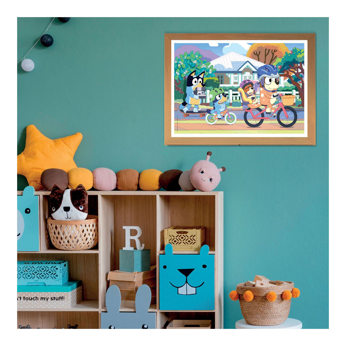 Clementoni Jigsaw Puzzle Super Color Bluey Bikes, 24st.