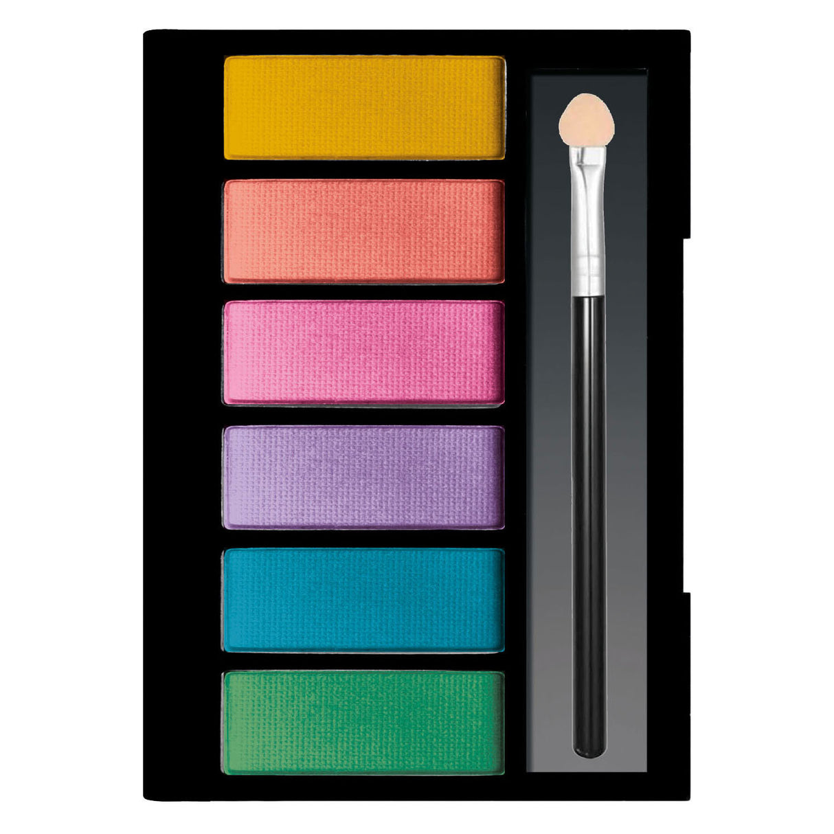 Cleemononi Crazy Chic Ae Shadow Palet tropesche Vipe, 6 Faarwen