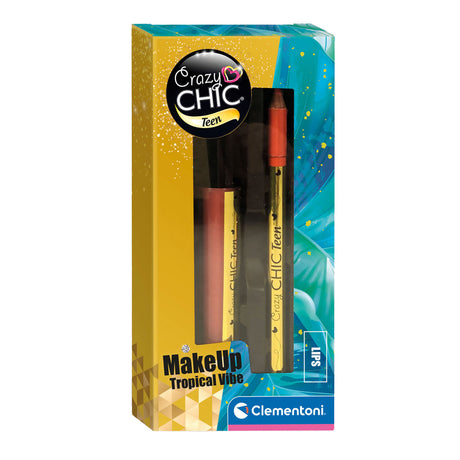 Clementoni Crazy Chic Lip Gloss and Lippotlood Tropical Vibe, 2st.