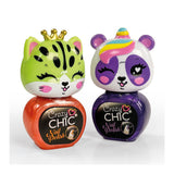 Clementoni crazy chic nail polish orange purple, 2 pcs.