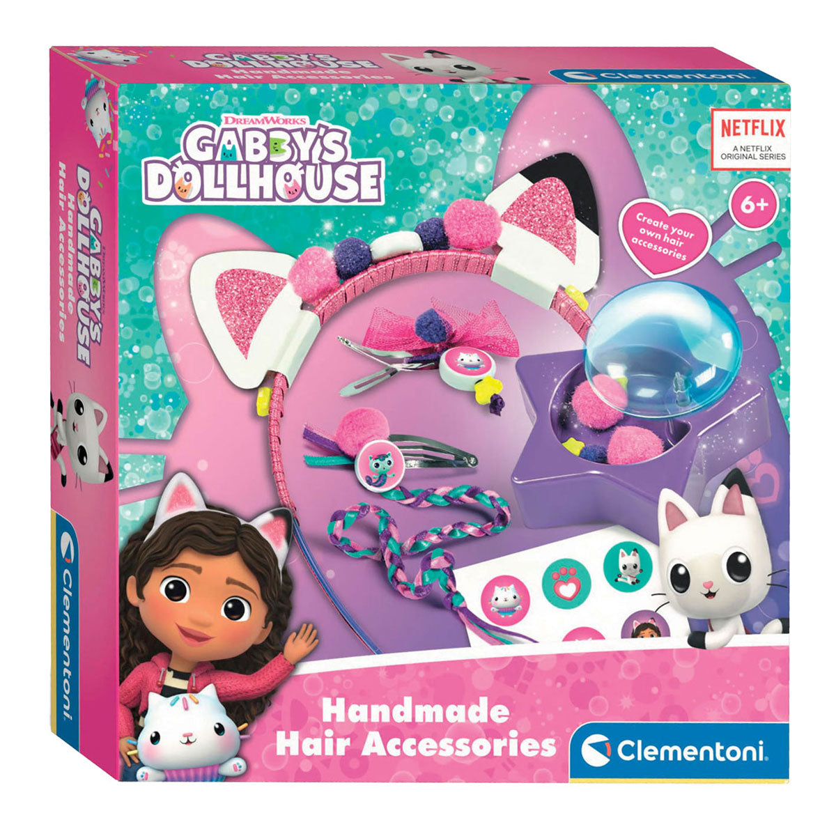 Clementoni Gabby's dollhouse Hair accessories set