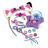 Clementoni - hair accessories for children - gabby's dollhouse - creative set - decorate your own hair accessories - from 4 years