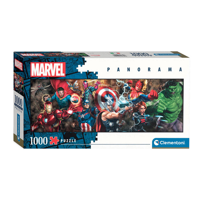 Clementoni jigsaw puzzle Panorama Marvel, 1000st.