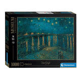 Clementoni Jigsaw -puslespill fra Gogh Night over Rhone, 1000.