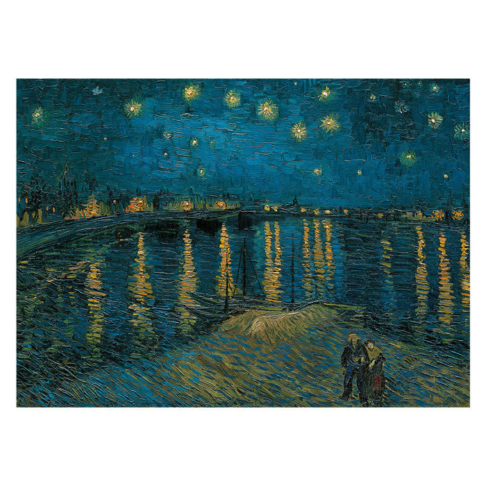 Clementoni Jigsaw -puslespill fra Gogh Night over Rhone, 1000.