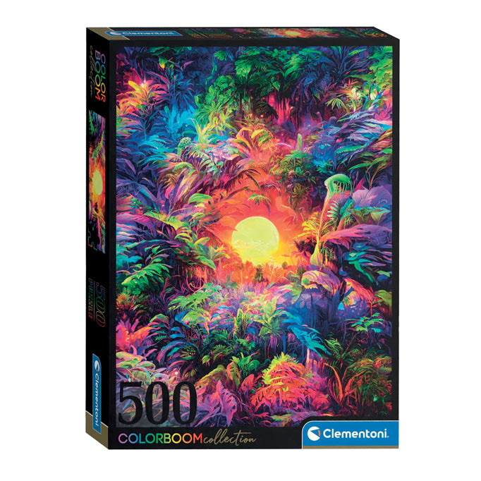 Cleronni Jigsaw Puzzle Psyschedelic Sunrise Colorboom, 500st.