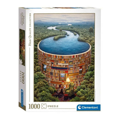 Clementoni jigsaw puzzle library, 1000st.