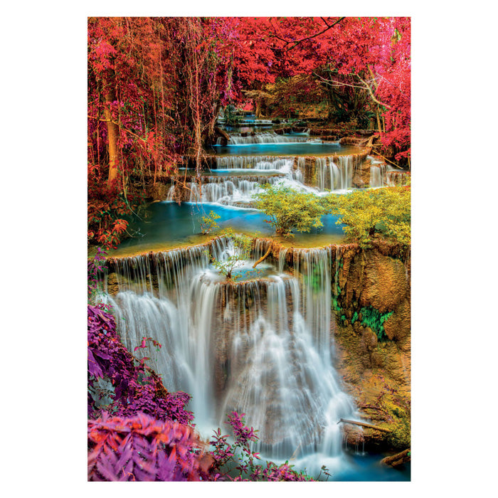 Clementoni Jigsaw -puslespil Farverige Thai Falls, 1000st.