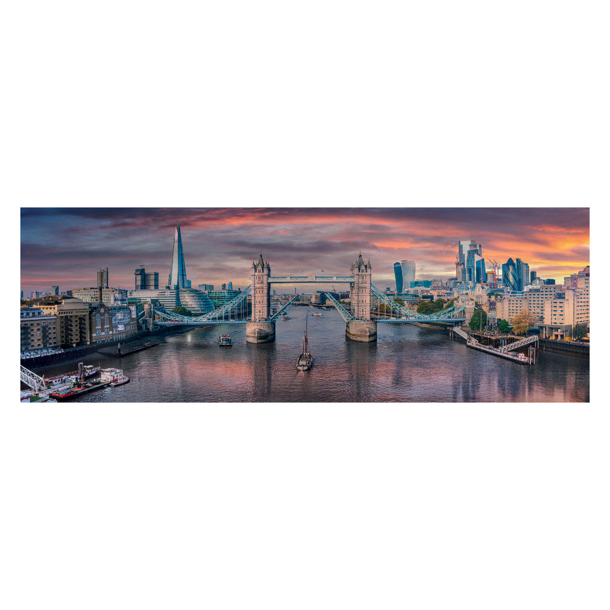 Clementoni Jigsaw Puzzle Panorama Across the Rable Thames, 1000st.