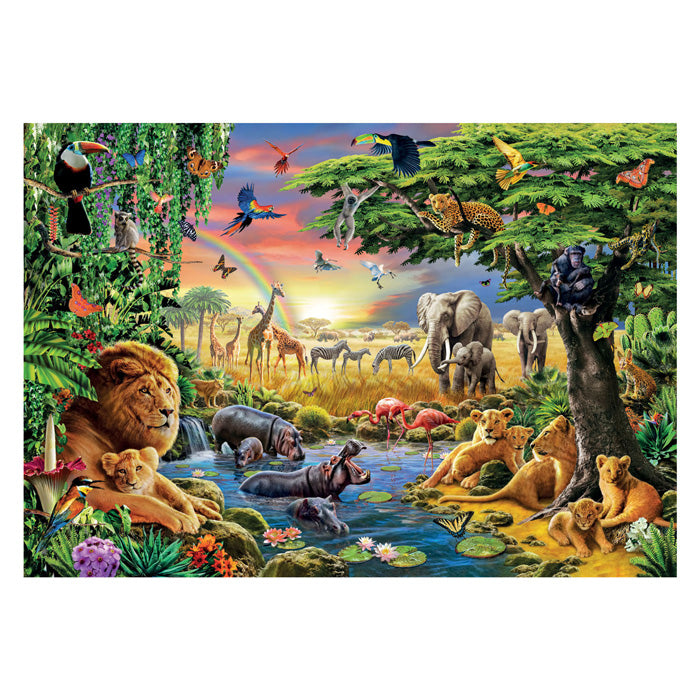 Clementoni jigsaw puzzle The African Gathering, 2000st.