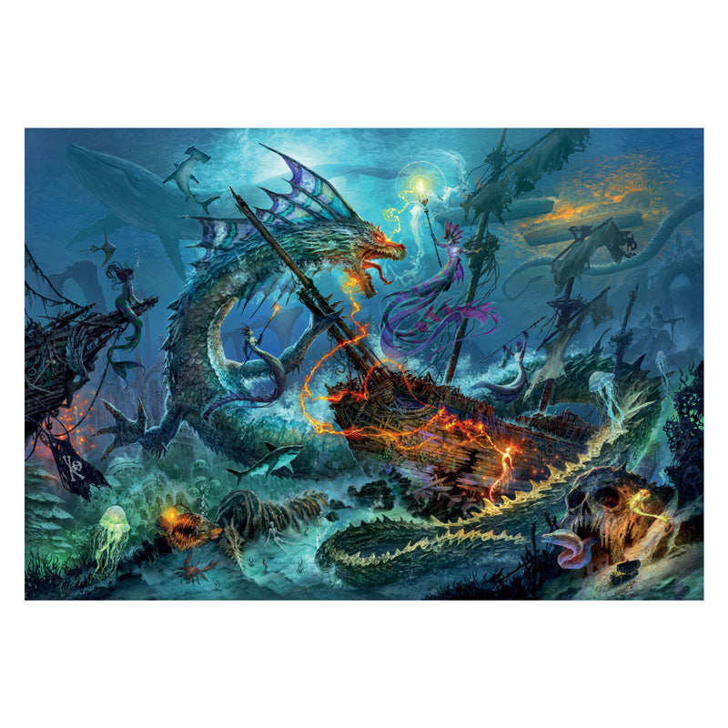 Clementoni Jigsaw Puzz la bataille sous-marine, 3000st.